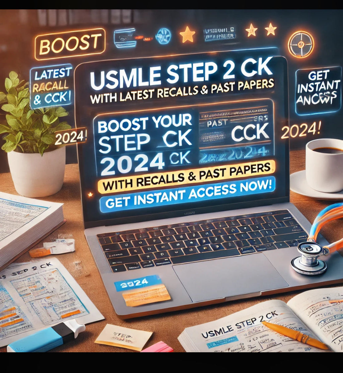 USMLE Step 2 CK Updated Recalls &amp; Past Papers Package – Your Ultimate High-Yield Study Resource