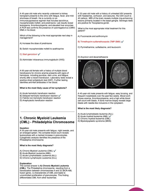 USMLE Step 1 October/November Recalls, Biopsies & Past Papers 2024-2025