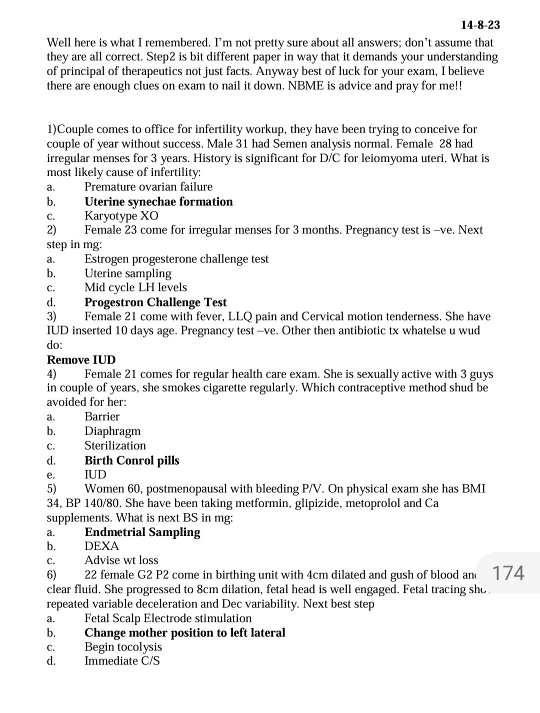 "USMLE Step 2CK December 2023: Ace Your Exam with Recalls, Past Papers, and Biopsies Mastery"