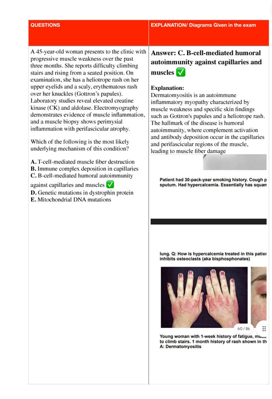 Ace the USMLE Step 1 with the November/December 2024 Recalls, Past Papers, and Biopsies!