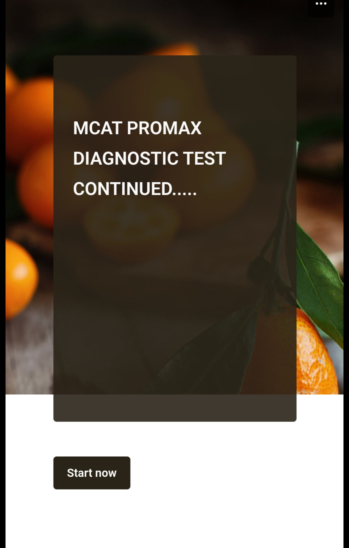 MCAT PROMAX Diagnostic Test- Assess Your MCAT Score.