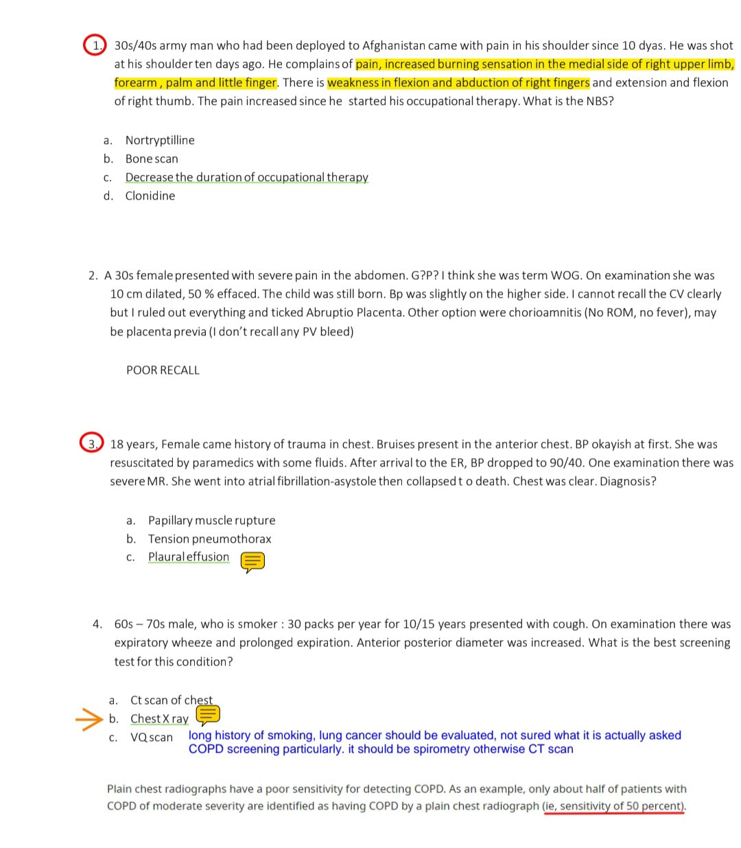 Step 2CK All Recalls/Biopsies/Past papers Till May 2023