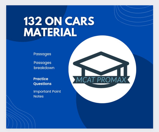 132 on CARS Material